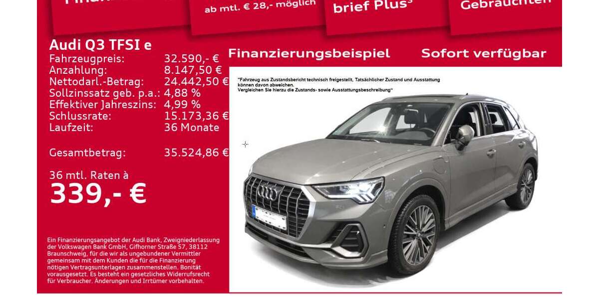 Audi Q3 29.900 km 32.590 &euro; Berlin 10587