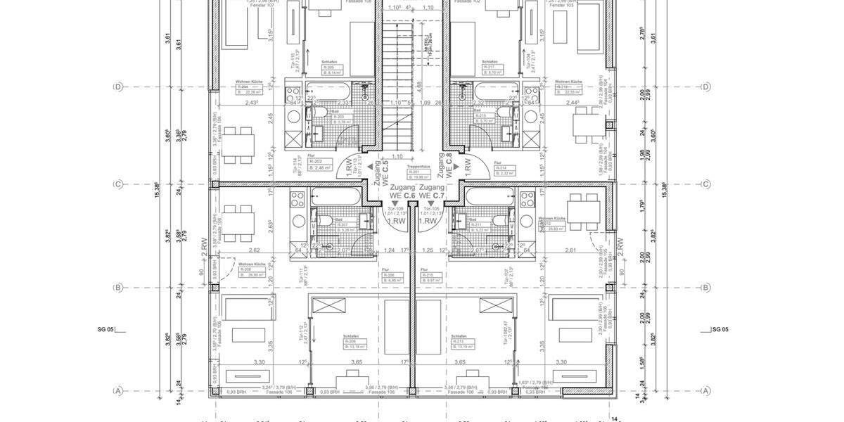 Etagenwohnung Potsdam Krampnitz - 2 Zimmer, 52 m&sup2;, 1.572&euro; | Angebot:21663770