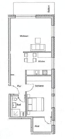 Etagenwohnung Kleinmachnow - 2 Zimmer, 64 m&sup2;, 1.216&euro; | Angebot:24510553