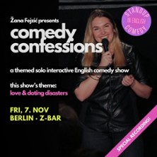 Comedy Confessions: English Comedy 07.11.2025 Z-Bar