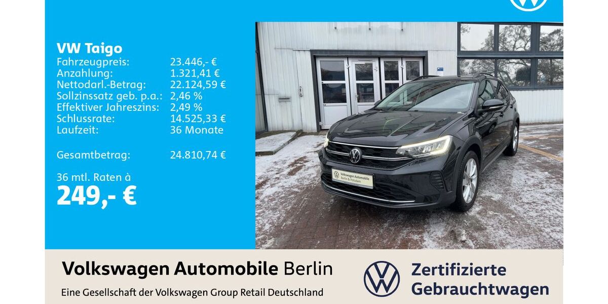 VW Taigo 7.149 km 22.996 &euro; Berlin 12681