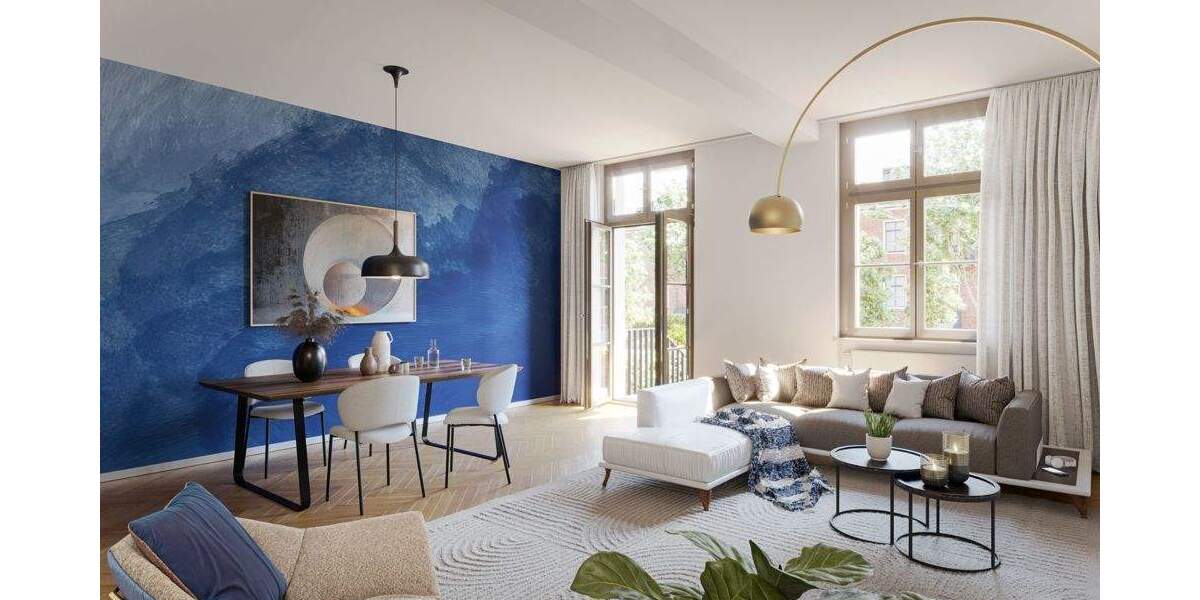 Etagenwohnung Potsdam Krampnitz - 2 Zimmer, 57 m&sup2;, 473.000&euro; | Angebot:25756118