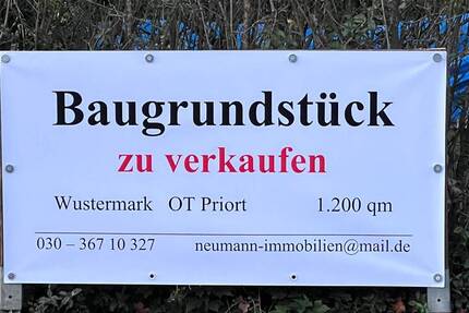 Grundstück Wustermark Priort - 299.000&euro; | Angebot:25699908