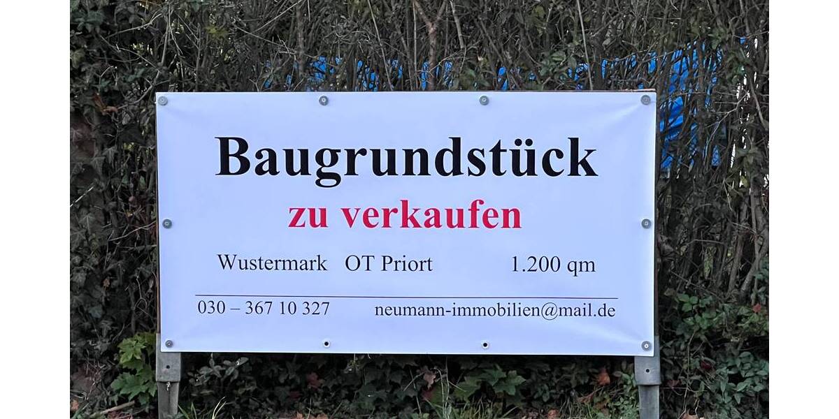 Grundstück Wustermark Priort - 299.000&euro; | Angebot:25699908