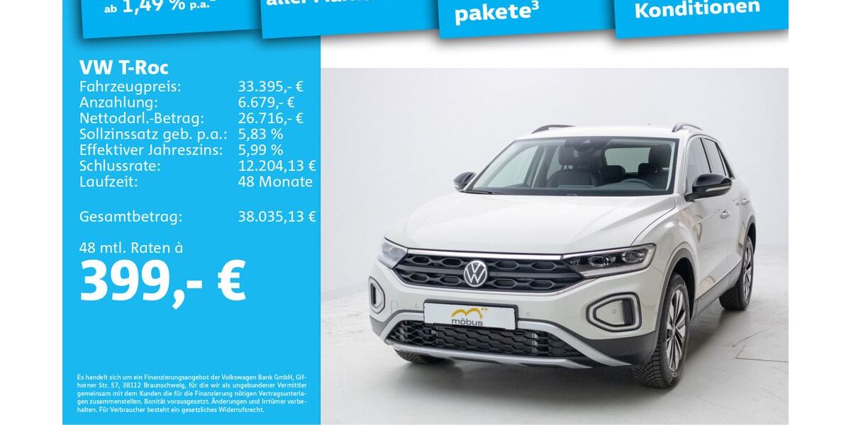 VW T-Roc 5.000 km 33.395 &euro; Berlin 13088