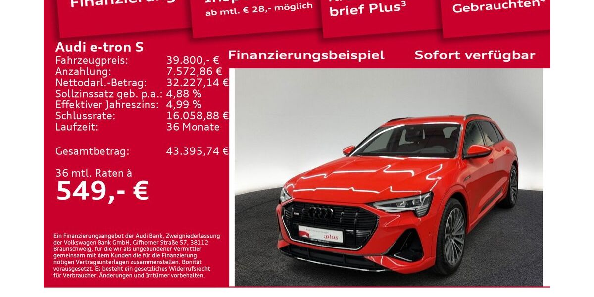 Audi e-tron 31.750 km 39.800 &euro; Berlin 10587