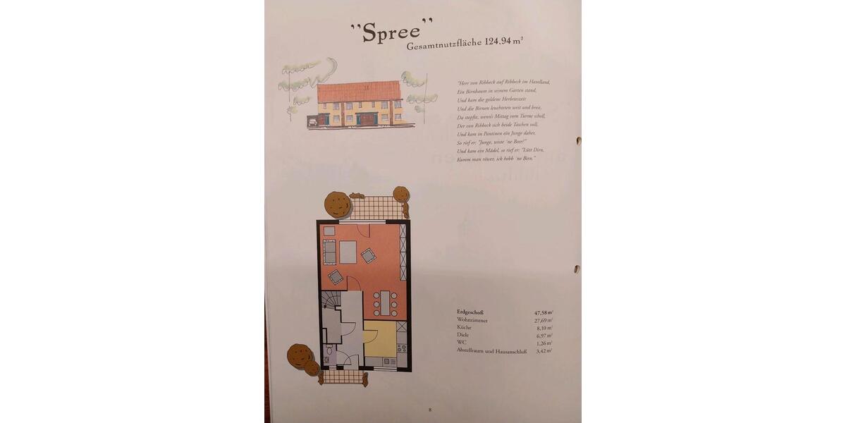 Reihenhaus Dallgow-Döberitz Döberitz - 5 Zimmer, 125 m&sup2;, 1.600&euro; | Angebot:25934068