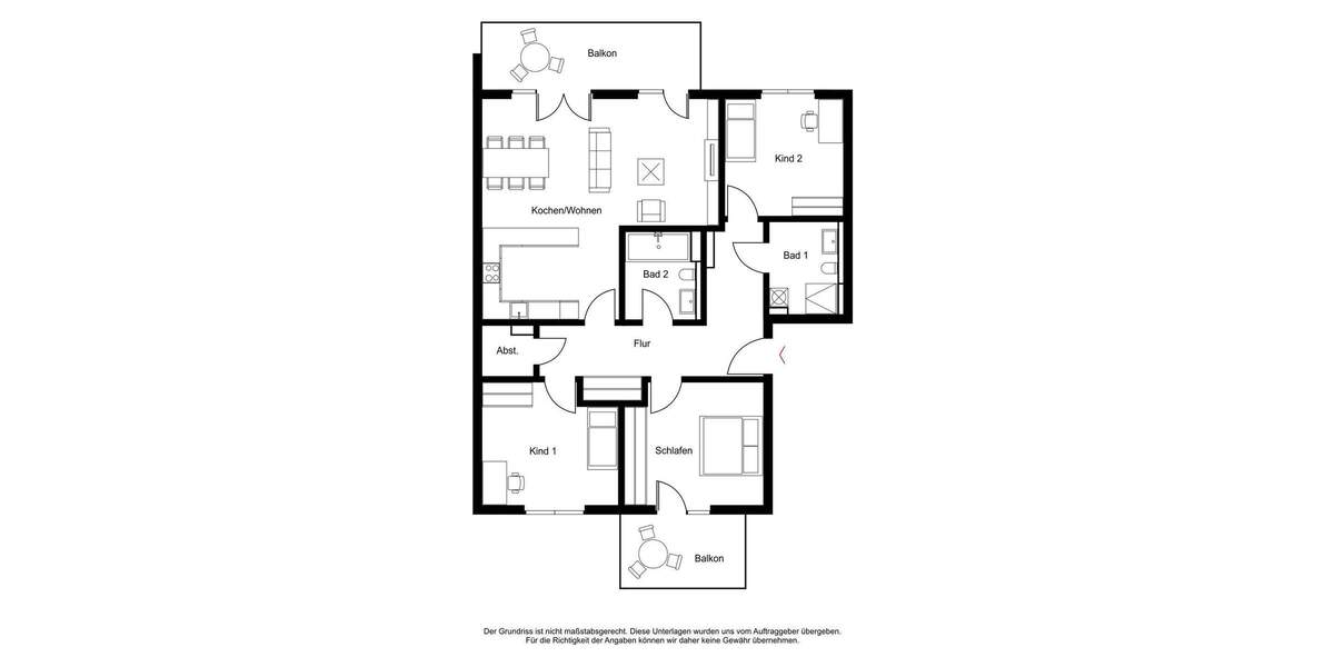 Etagenwohnung Berlin Siemensstadt - 4 Zimmer, 99 m&sup2;, 1.754&euro; | Angebot:25803165