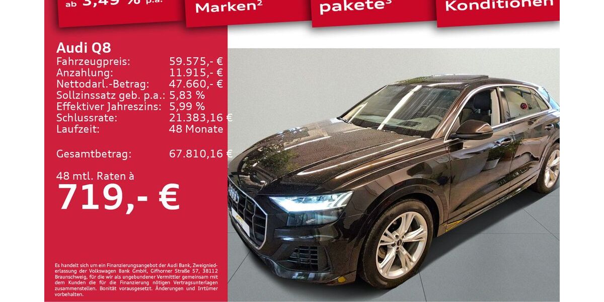 Audi Q8 73.938 km 57.989 &euro; Berlin 13088
