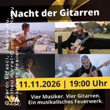 Nacht der Gitarren 2026 07.11.2026 Lindenpark Potsdam