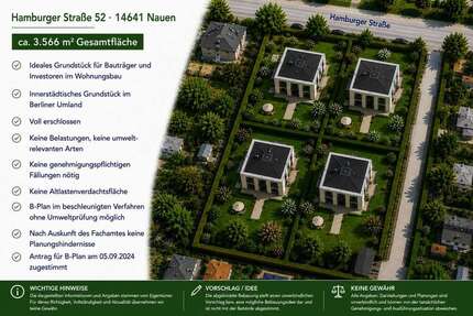 Grundstück Nauen - 1.095.000&euro; | Angebot:27262885