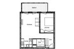 Etagenwohnung Berlin Moabit - 2 Zimmer, 58 m&sup2;, 1.350&euro; | Angebot:26260598