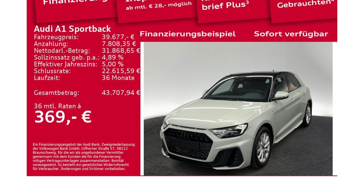 Audi A1 6.001 km 39.677 &euro; Berlin 12489