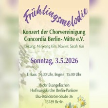 Frühlingskonzert 03.05.2026 Evangelische Hoffnungskirche Berlin-Pankow