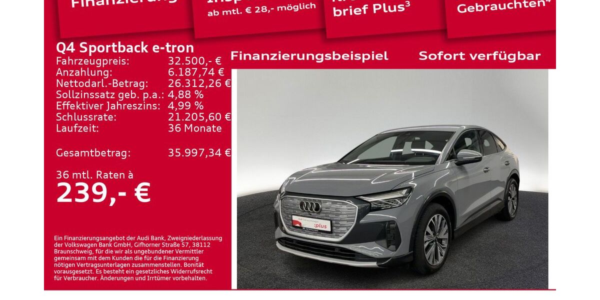 Audi Q4 e-tron 46.260 km 32.000 € Berlin 10587