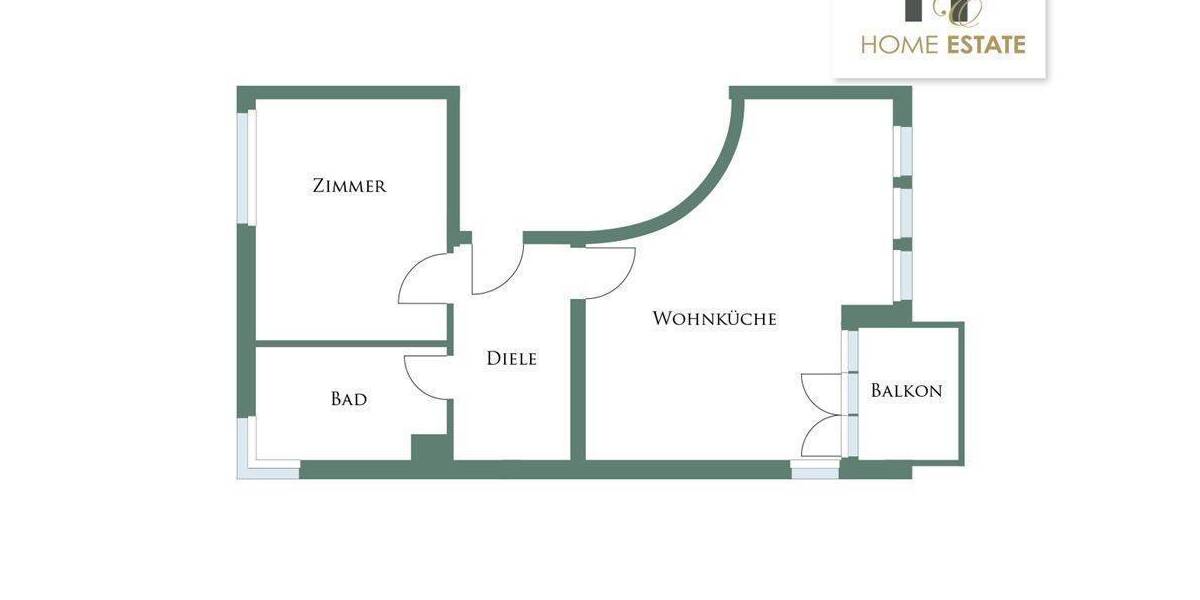 Etagenwohnung Teltow Ruhlsdorf - 2 Zimmer, 200.000&euro; | Angebot:26835494