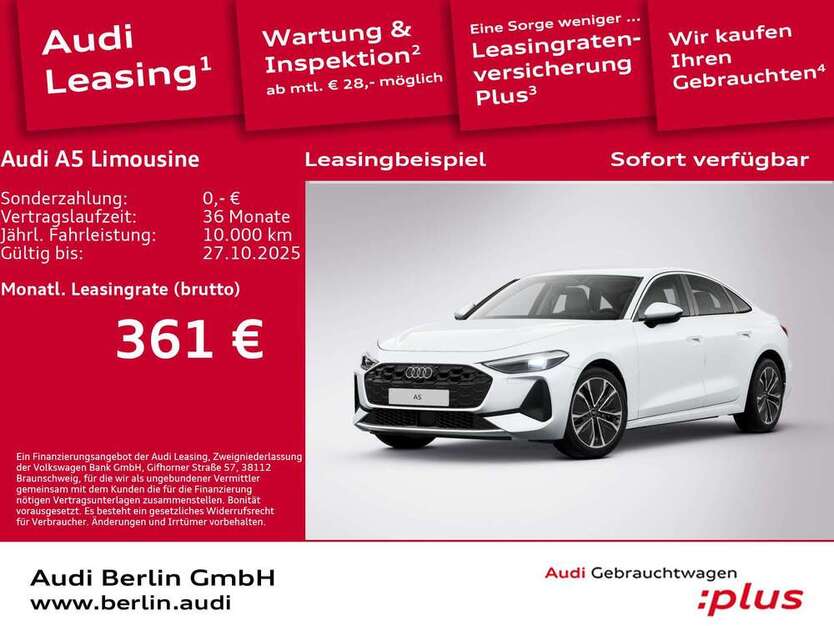 Audi A5 27.800 km 43.900 € Berlin 12489