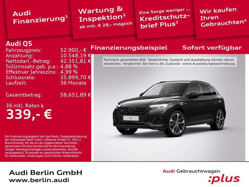 Audi Q5 44.600 km 52.900 € Berlin 12489