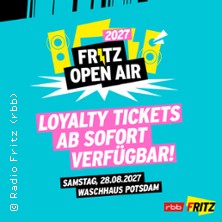 Fritz Open Air 2027 28.08.2027 Waschhaus Potsdam