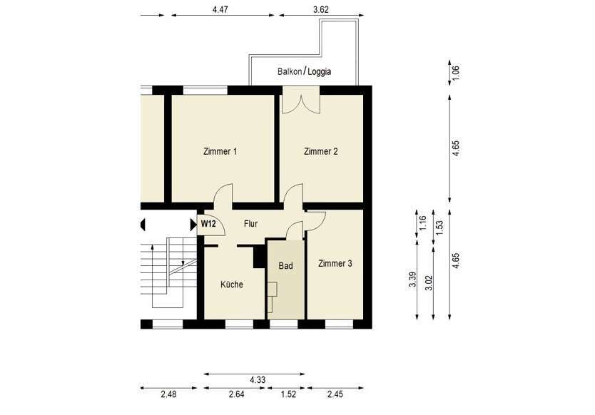 Wohnung zum Kaufen in Berlin 476.000 € 73.17 m²