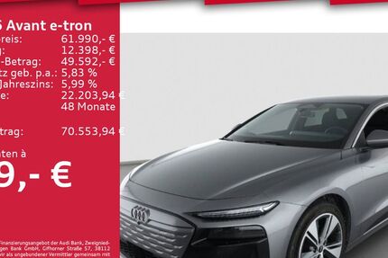 Audi A6 e-tron 7.877 km 61.990 € Berlin 13088