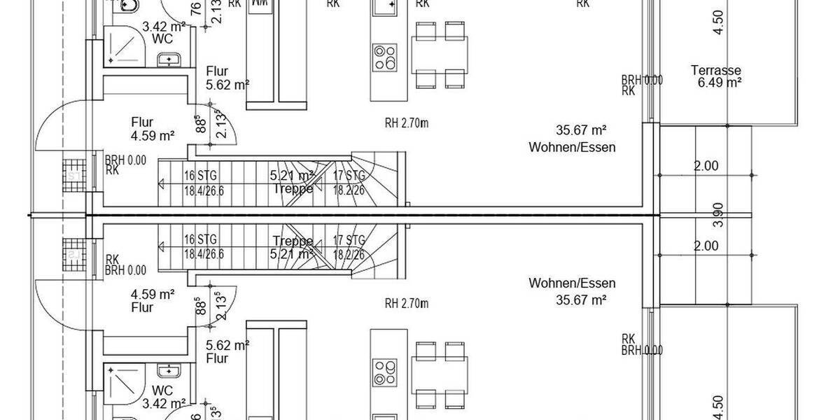 Doppelhaushälfte Brandenburg - Blankenfelde-Mahlow Blankenfelde - 6 Zimmer, 170 m&sup2;, 3.540&euro; | Angebot:26902808