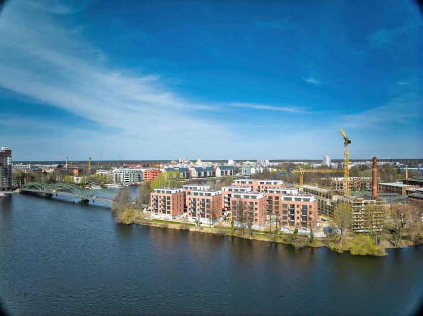 Ihr Büro direkt am Wasser: Effiziente Büroflächen in Neubau-Quartier auf Eiswerder+ TOP-Ausstattung