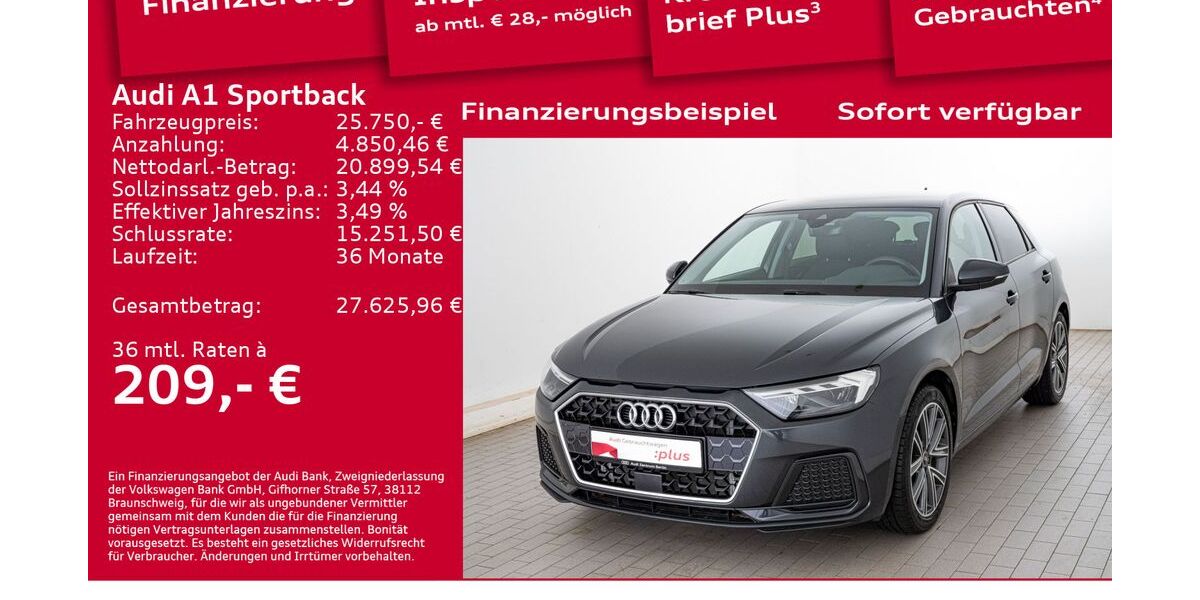Audi A1 7.900 km 24.490 &euro; Berlin 12489