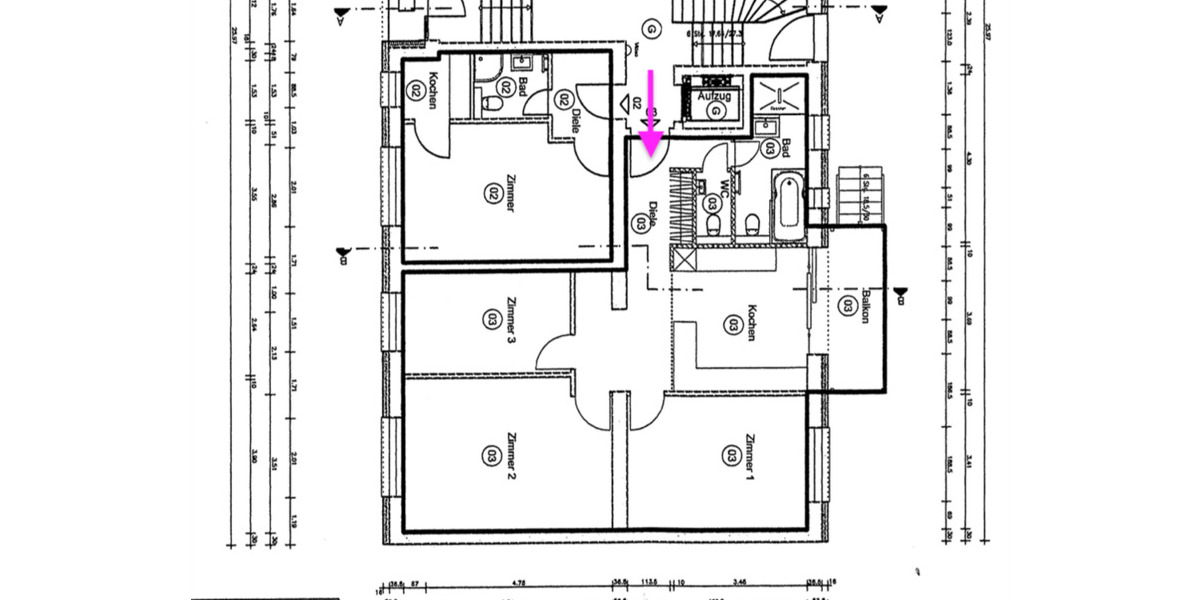 Etagenwohnung Berlin Wilmersdorf - 3 Zimmer, 86 m&sup2;, 615.000&euro; | Angebot:26377343