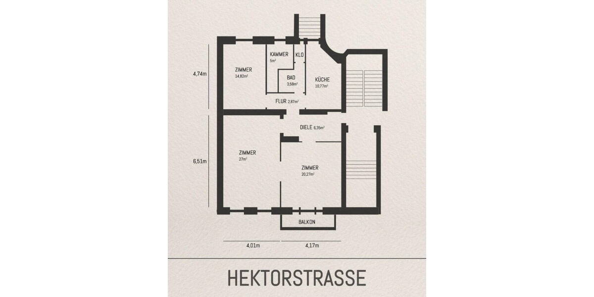 Etagenwohnung Berlin Halensee - 3 Zimmer, 94 m&sup2;, 699.000&euro; | Angebot:26641886