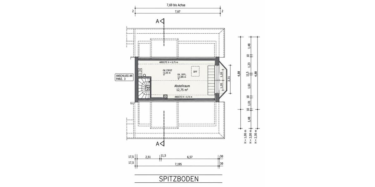 Dachgeschoßwohnung Rangsdorf - 2 Zimmer, 50 m&sup2;, 172.000&euro; | Angebot:27502529