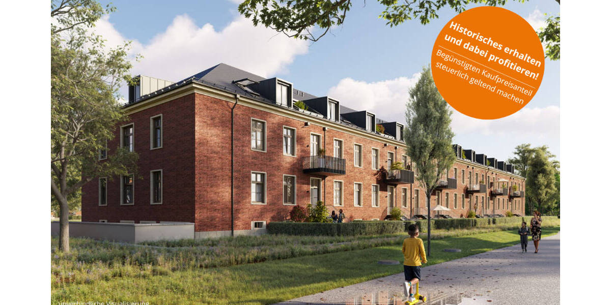 Etagenwohnung Potsdam Krampnitz - 4 Zimmer, 118 m&sup2;, 970.000&euro; | Angebot:25824310