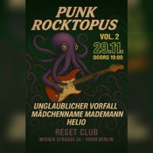 Punk Rocktopus Vol. 2 | Reset Club Berlin 29.11.2025 Reset Club