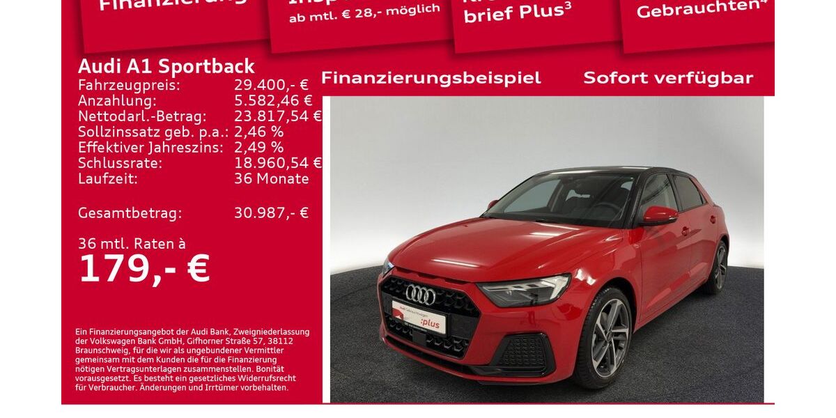 Audi A1 3.800 km 29.400 € Berlin 12489
