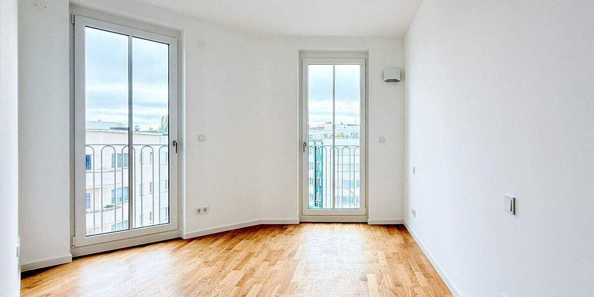 Effizient geschnittene 2-Zimmerwohnung - große Wohnküche, bodentiefe Fenster 2 zimmer