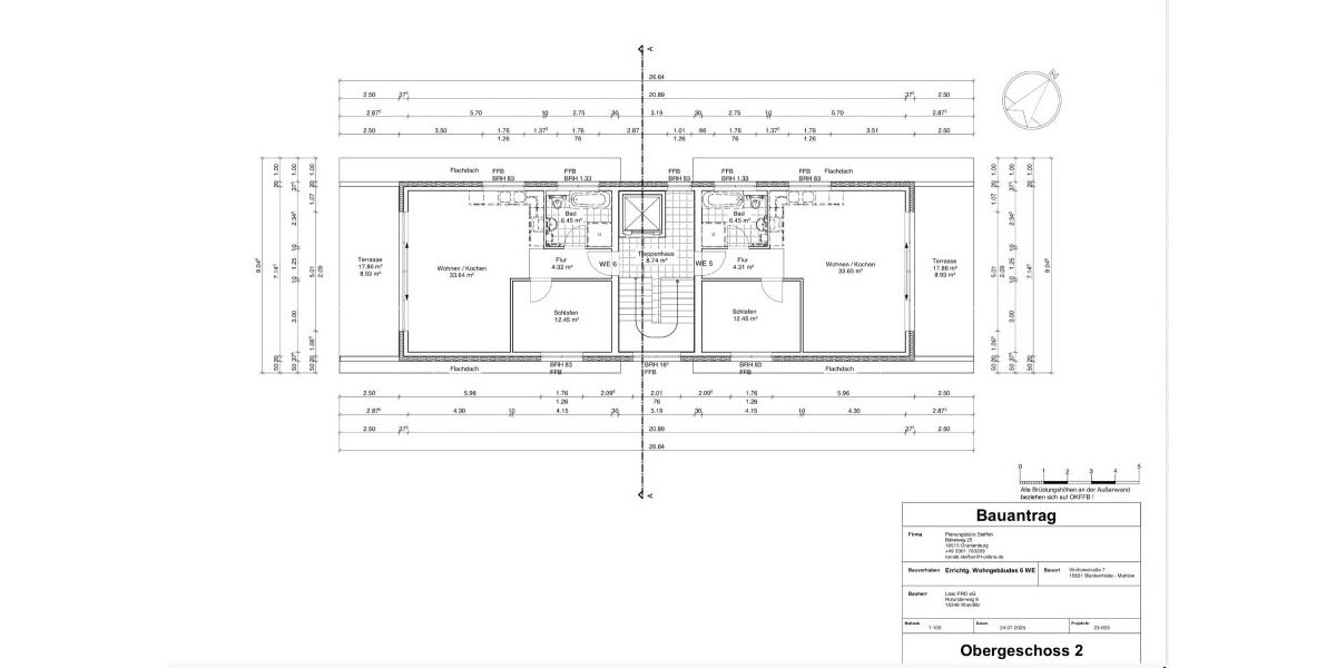 Provisionsfrei* BG mit Baugenehmigung für MFH mit 6WE nur 800m Fußweg zum S-Bahnhof - Grundstück Blankenfelde-Mahlow Mahlow | Angebot:26866715