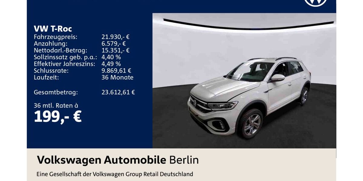 VW T-Roc 18.721 km 21.930 &euro; Berlin 10587