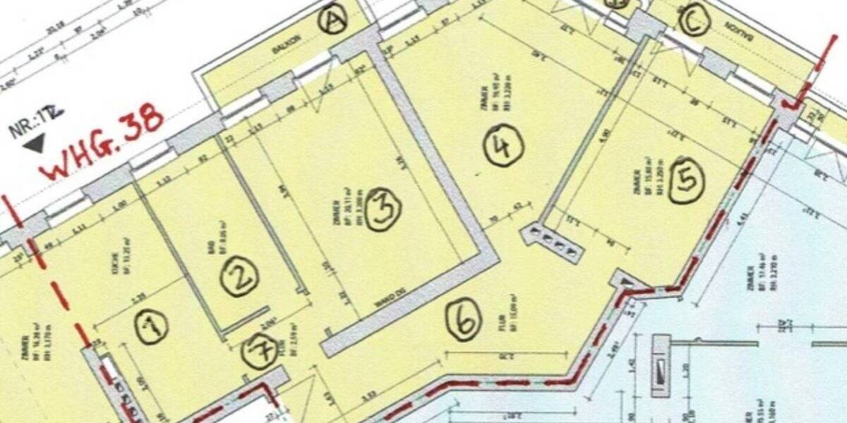 Etagenwohnung Berlin Mitte Moabit - 5 Zimmer, 180 m&sup2;, 997.500&euro; | Angebot:26932116