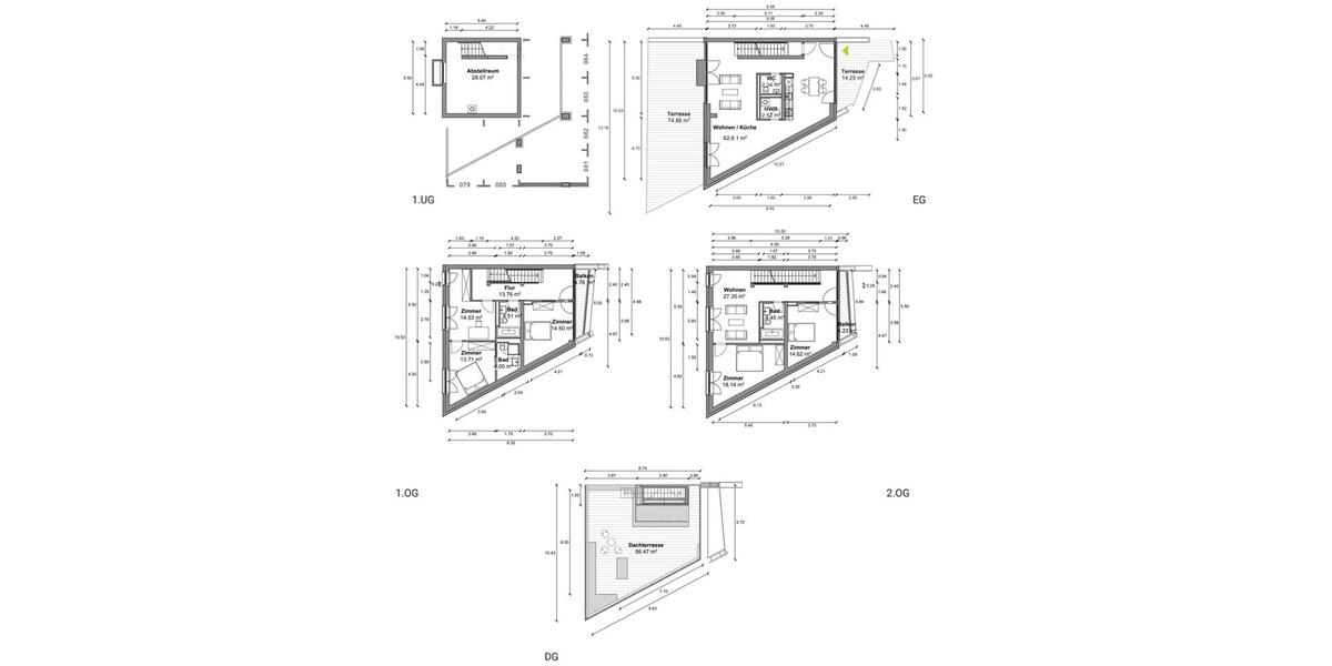 Maisonettenwohnung Berlin Mitte - 5 Zimmer, 302 m&sup2;, 6.475&euro; | Angebot:24597425