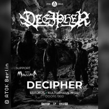 Decipher (GR) 03.11.2026 Kulturhaus Insel Berlin
