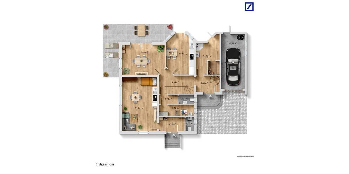 Viel Platz zum Leben - Haus mit Einliegerwohnung oder BüroPraxis im Schäferfeld Potsdam 8 zimmer