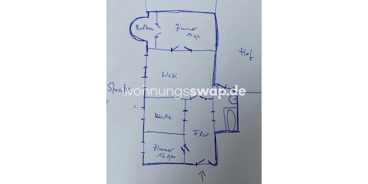 Wohnungsswap - 3 Zimmer, 73 m² - Siemensstraße, Potsdam 3 zimmer