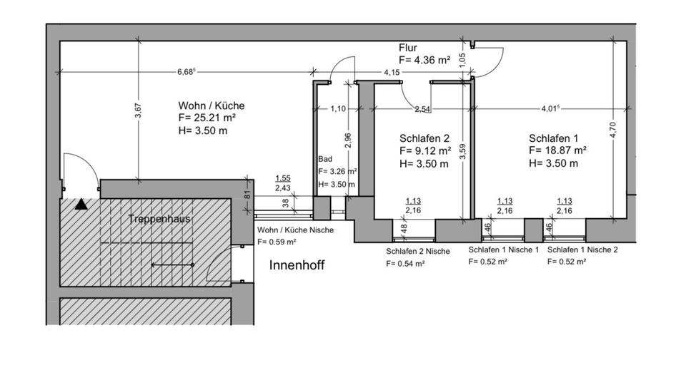 Erdgeschoßwohnung Berlin Charlottenburg-Wilmersdorf - 3 Zimmer, 63 m&sup2;, 1.700&euro; | Angebot:26691715