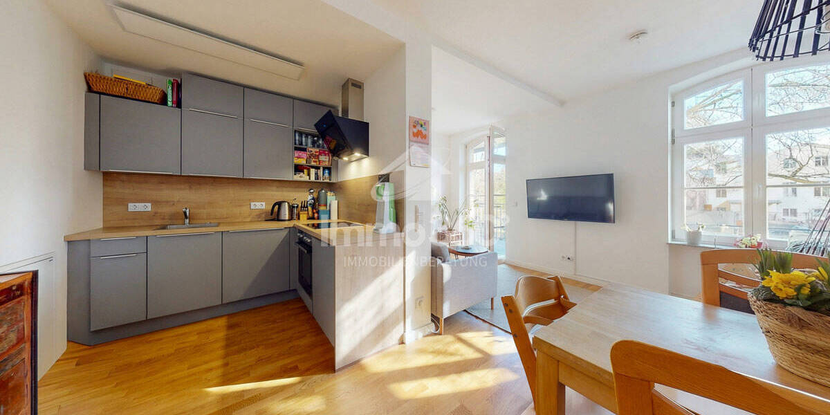 Etagenwohnung Potsdam Jägervorstadt - 3 Zimmer, 61 m&sup2;, 420.000&euro; | Angebot:26362542