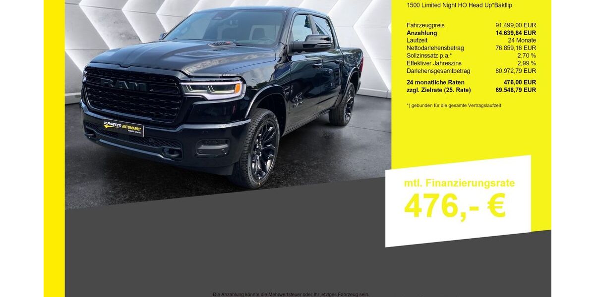 Dodge RAM 12.500 km 91.499 &euro; Berlin-Französisch Buchholz 13127