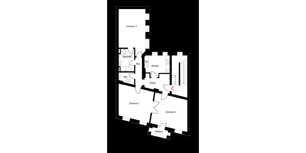 Etagenwohnung Potsdam Brandenburger Vorstadt - 3 Zimmer, 120 m&sup2;, 670.000&euro; | Angebot:26857307
