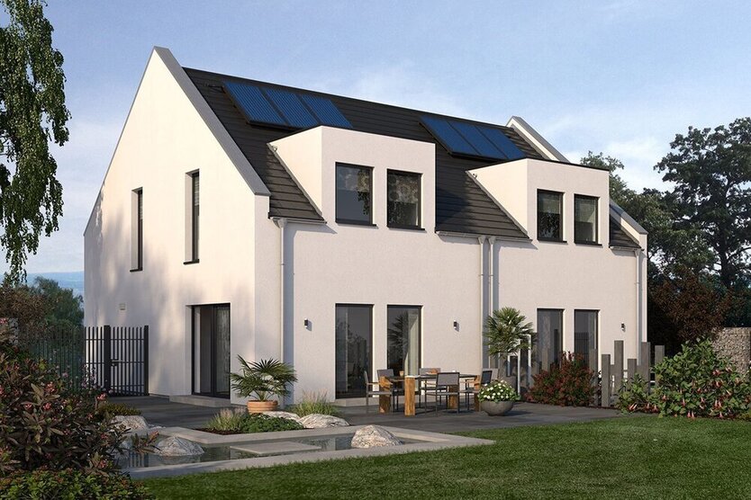 Moderner Doppelhaus-Traum mit außergewöhnlicher Fassade!