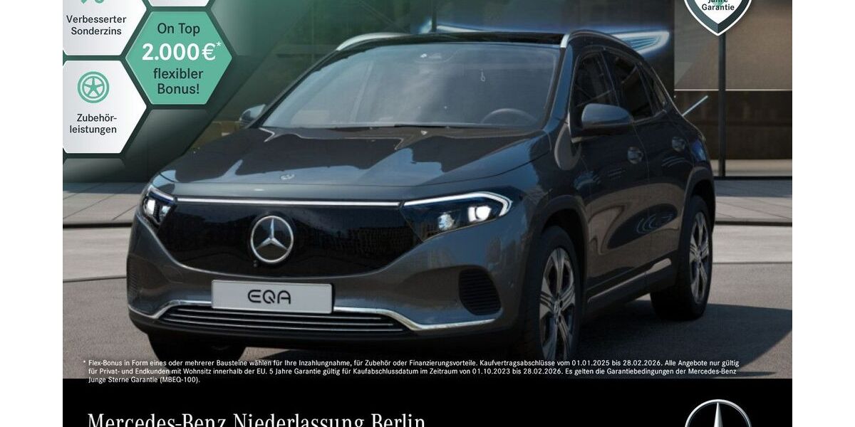 Mercedes-Benz EQA 23.348 km 36.990 € Berlin 10587