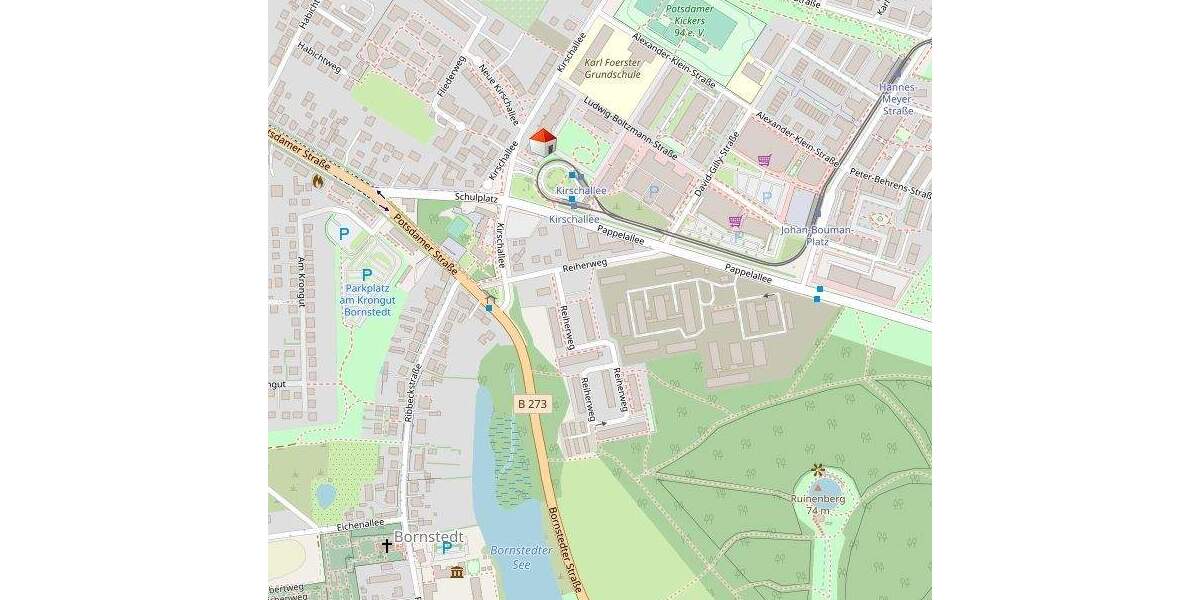 Etagenwohnung Potsdam / Bornstedt Bornstedt - 2 Zimmer, 51 m&sup2;, 209.000&euro; | Angebot:25692985