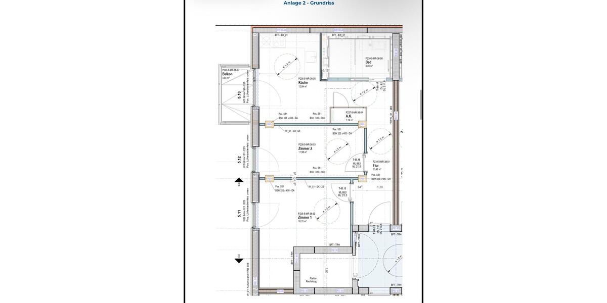 Dachgeschoßwohnung Berlin Mitte - 2 Zimmer, 64 m&sup2;, 1.806&euro; | Angebot:26272618